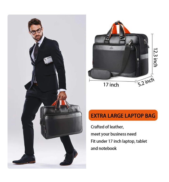 Cartable cuir pour - Ordinateur portable